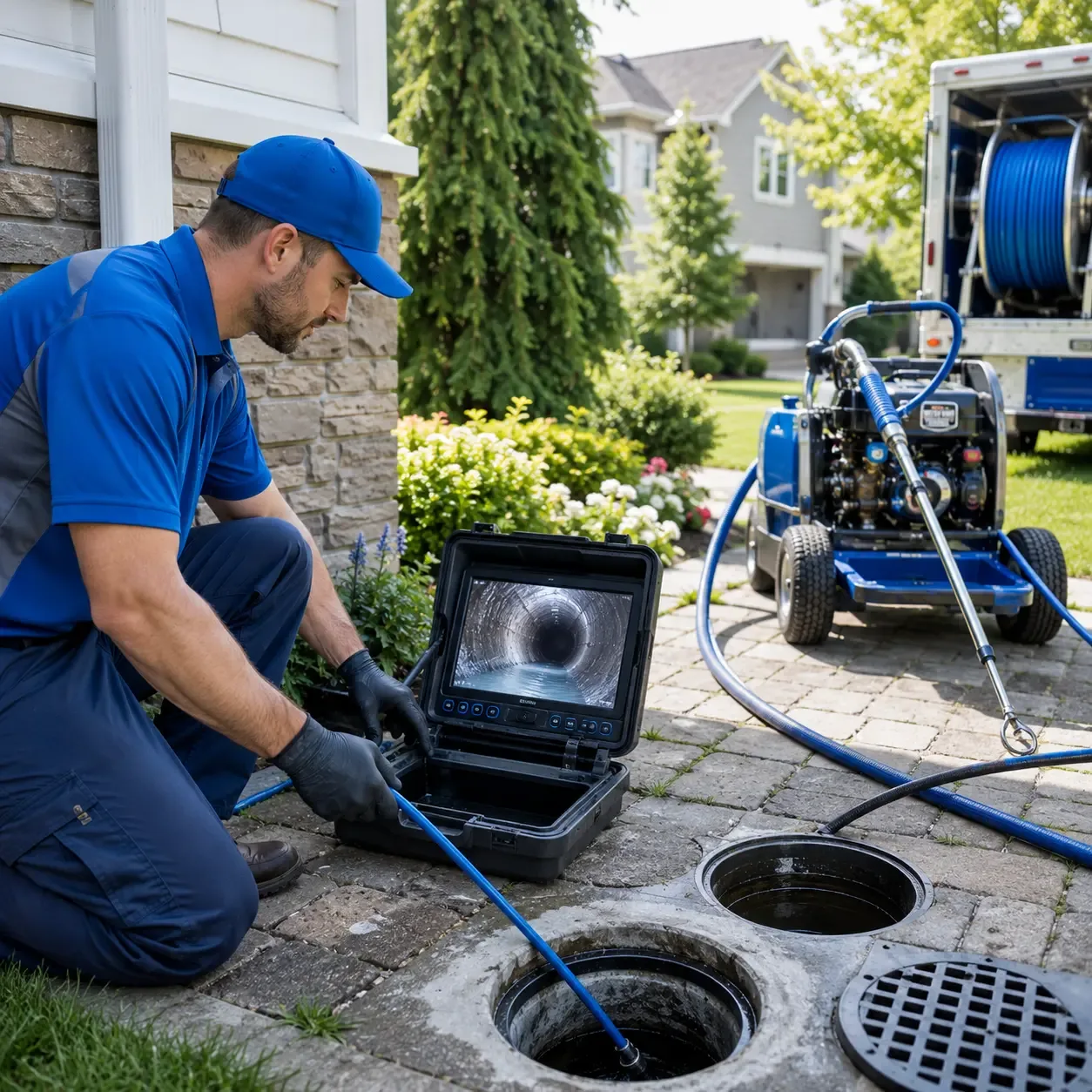 Outdoor drain cleaning professionals serving Preston, MS
